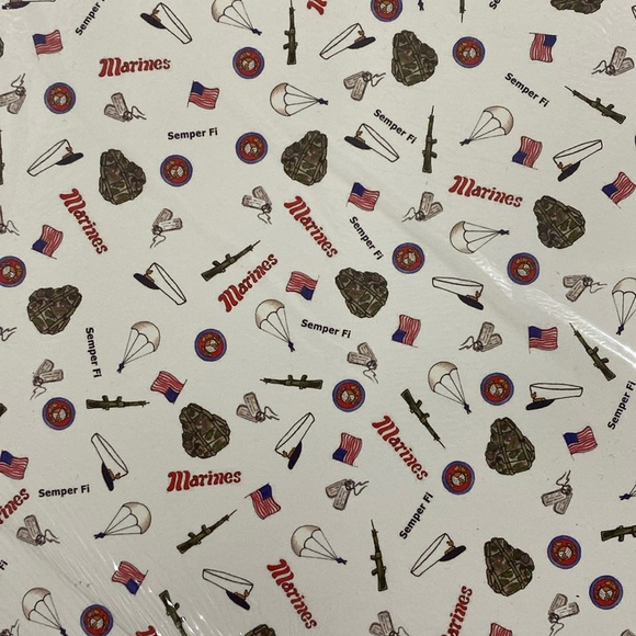 24 Ct Pixie Press scrapbook paper #PXTT218 Military Marine Corp USA Marines - Picture 2 of 6